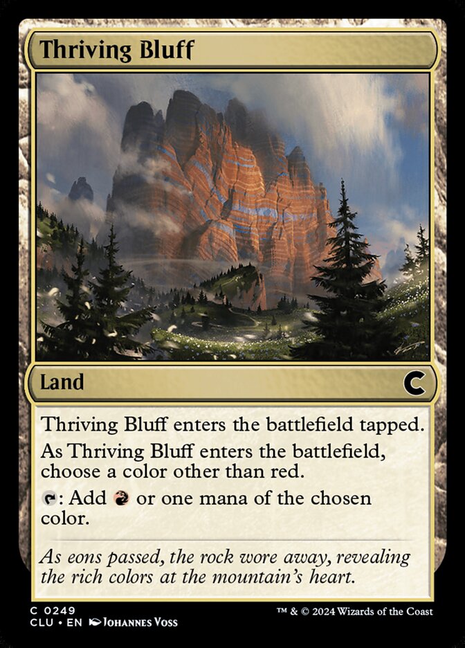 Thriving Bluff 249 (Ravnica: Clue Edition)  | Good Games Adelaide SA