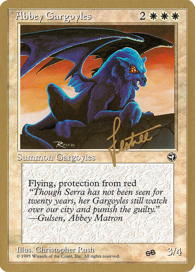 Abbey Gargoyles (Bertrand Lestree) (SB) [Pro Tour Collector Set] | Good Games Adelaide SA