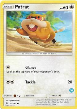 Patrat 16 107/145 (SM Trainer Kit: Alolan Sandslash & Alolan Ninetales)  | Good Games Adelaide SA