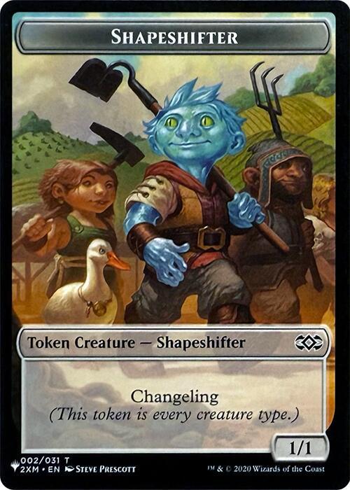 Shapeshifter Dog Double Sided Token 2 // 1 (The List Reprints)  | Good Games Adelaide SA