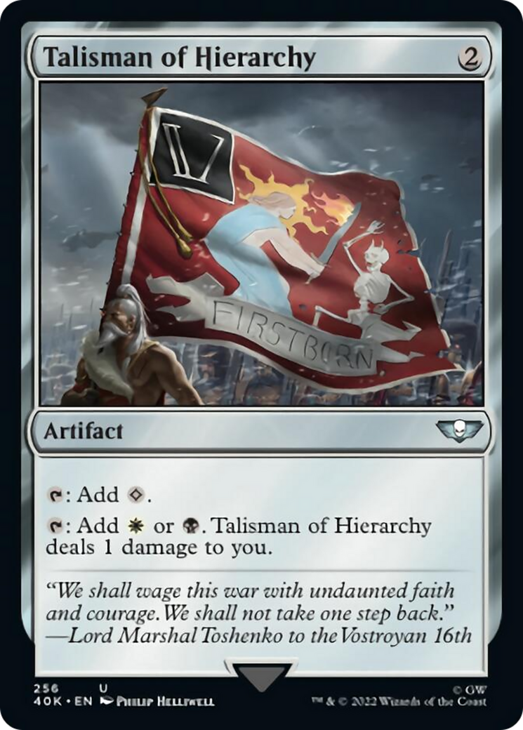 Talisman of Hierarchy (Surge Foil) [Universes Beyond: Warhammer 40,000] | Good Games Adelaide SA