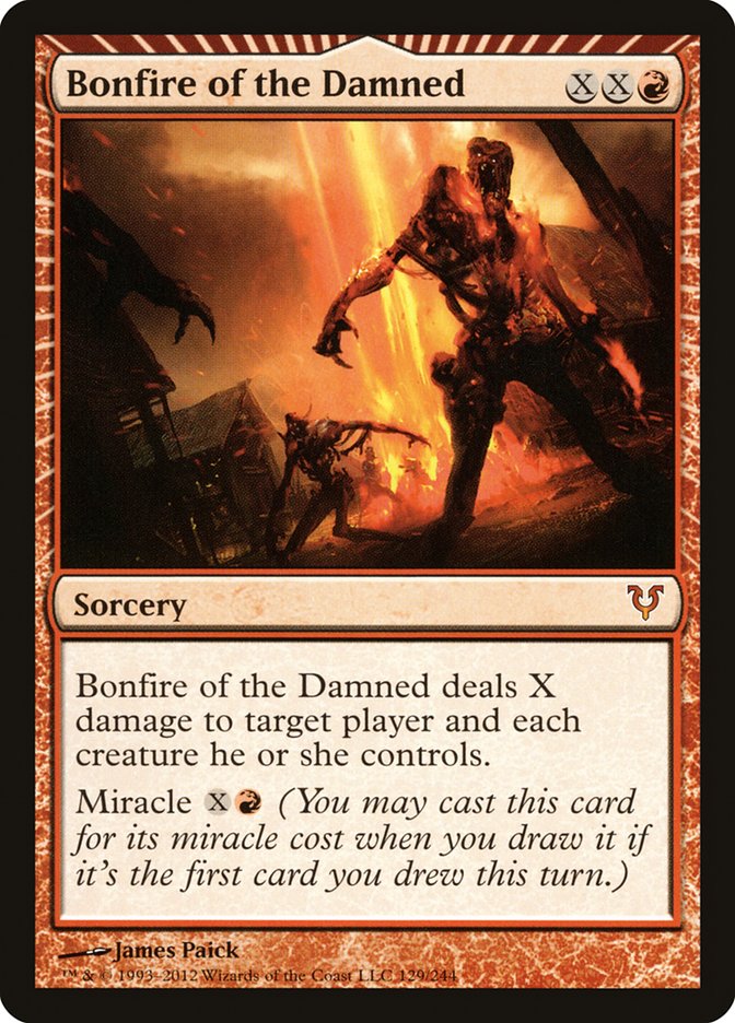 Bonfire of the Damned [Avacyn Restored] | Good Games Adelaide SA