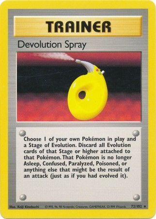 Devolution Spray (72/102) [Base Set Unlimited] | Good Games Adelaide SA