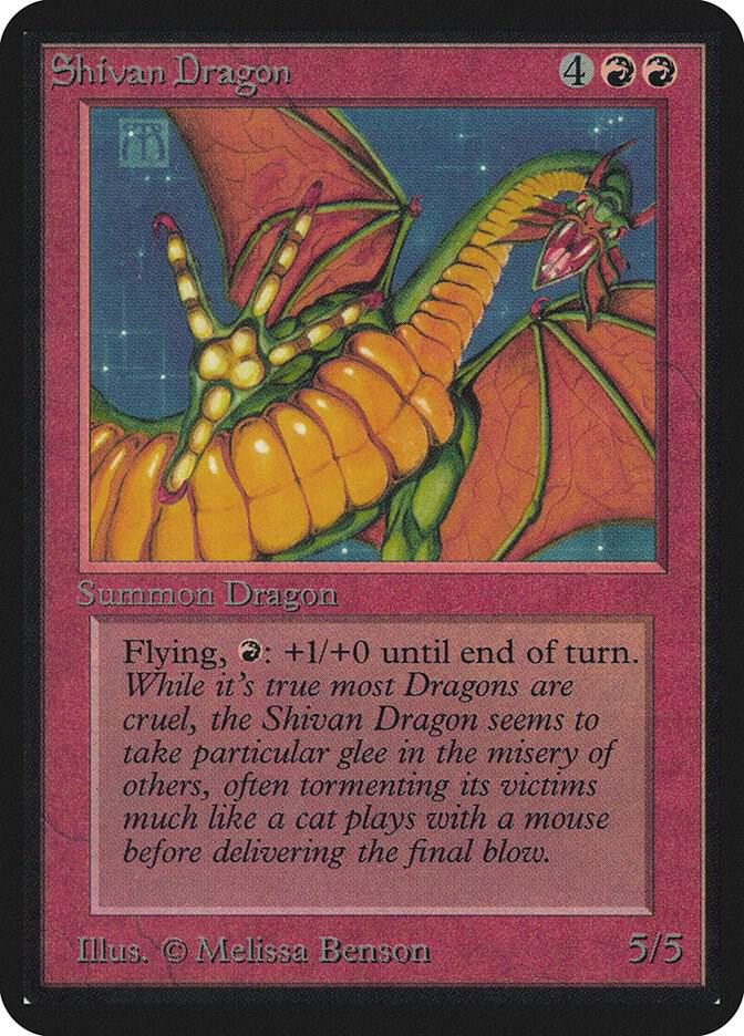 Shivan Dragon  (Alpha Edition)  | Good Games Adelaide SA