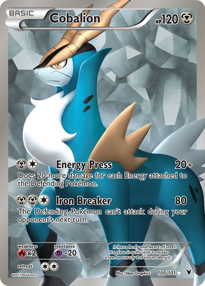 Cobalion 100/101 (Noble Victories)  - Holofoil | Good Games Adelaide SA