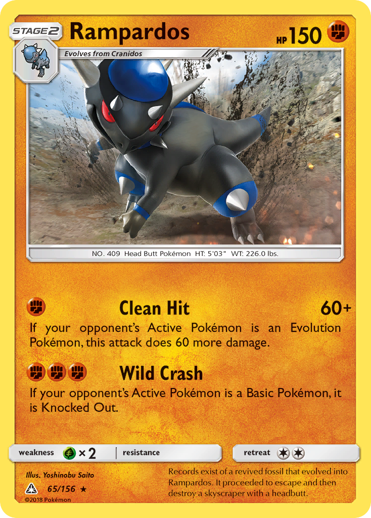 Rampardos (65/156) [Sun & Moon: Ultra Prism] | Good Games Adelaide SA
