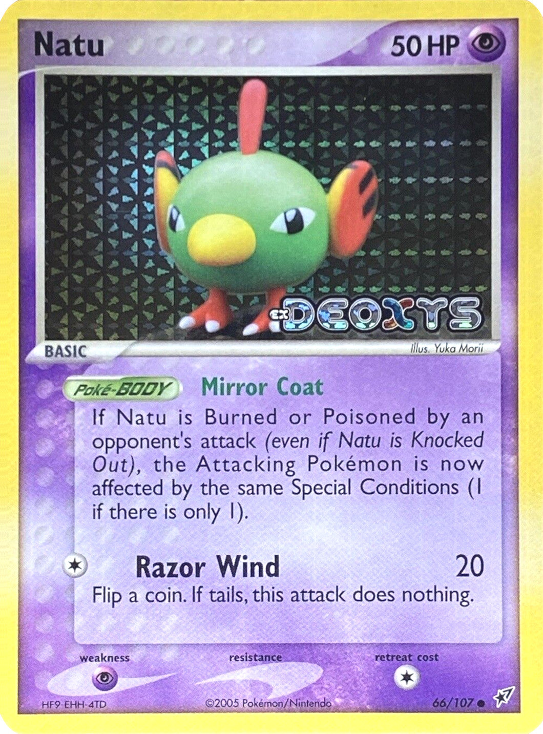 Natu (66/107) (Stamped) [EX: Deoxys] | Good Games Adelaide SA