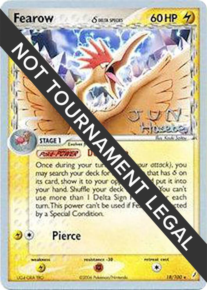 Fearow Delta Species 2007 Jun Hasebe 18/100 (World Championship Decks)  | Good Games Adelaide SA