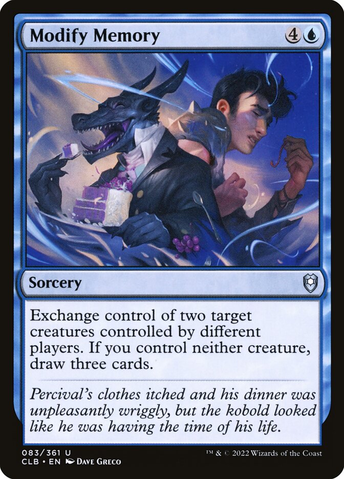 Modify Memory 83 (Commander Legends: Battle for Baldur's Gate)  - Foil | Good Games Adelaide SA