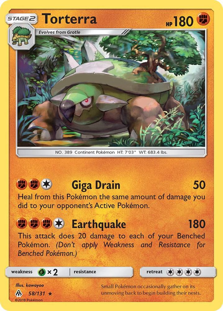 Torterra 58/131 (SM - Forbidden Light)  | Good Games Adelaide SA