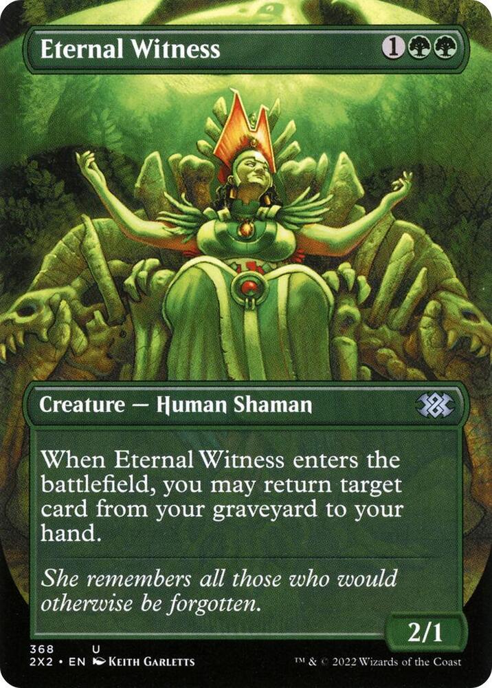 Eternal Witness Borderless 368 (Double Masters 2022)  | Good Games Adelaide SA