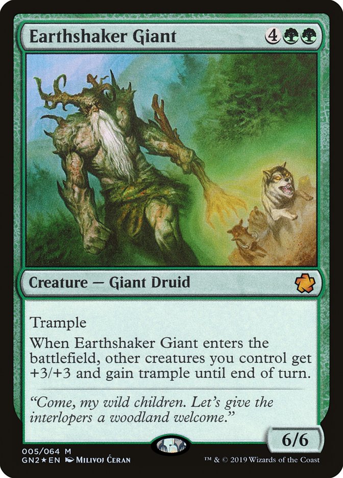 Earthshaker Giant 5 (Magic Game Night 2019)  - Foil | Good Games Adelaide SA