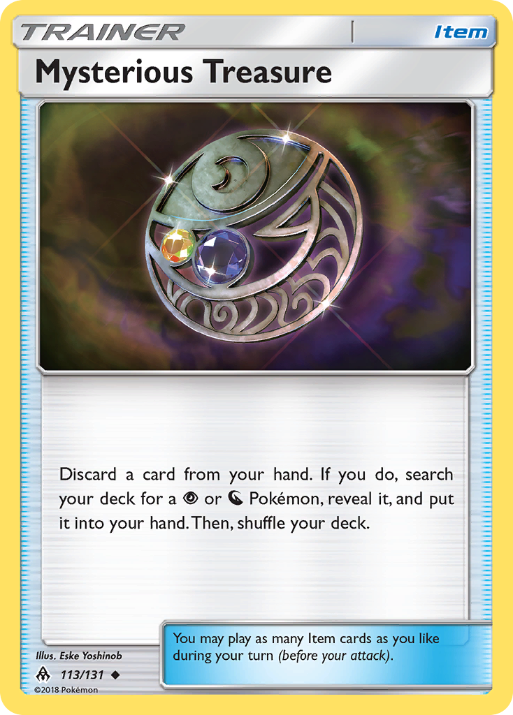 Mysterious Treasure (113/131) [Sun & Moon: Forbidden Light] | Good Games Adelaide SA