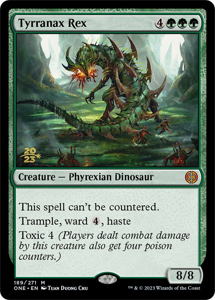 Tyrranax Rex 189 (Prerelease Cards)  - Foil | Good Games Adelaide SA