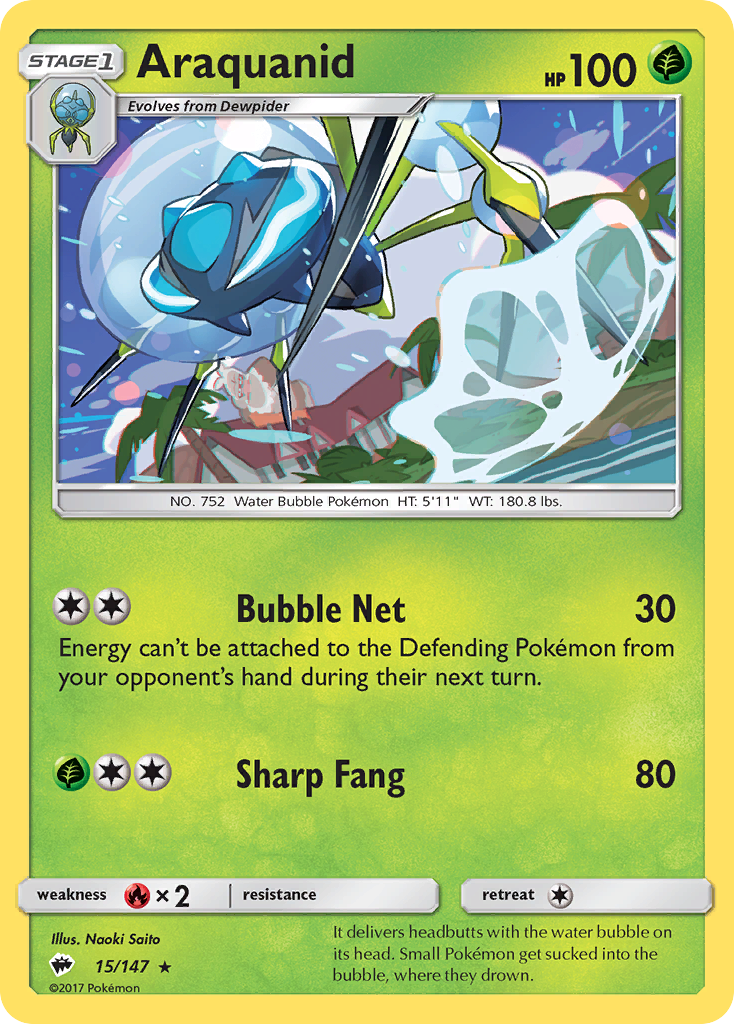 Araquanid (15/147) [Sun & Moon: Burning Shadows] | Good Games Adelaide SA
