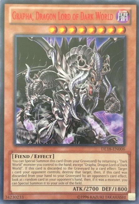 Grapha, Dragon Lord of Dark World (Red) [DL18-EN006] Rare | Good Games Adelaide SA
