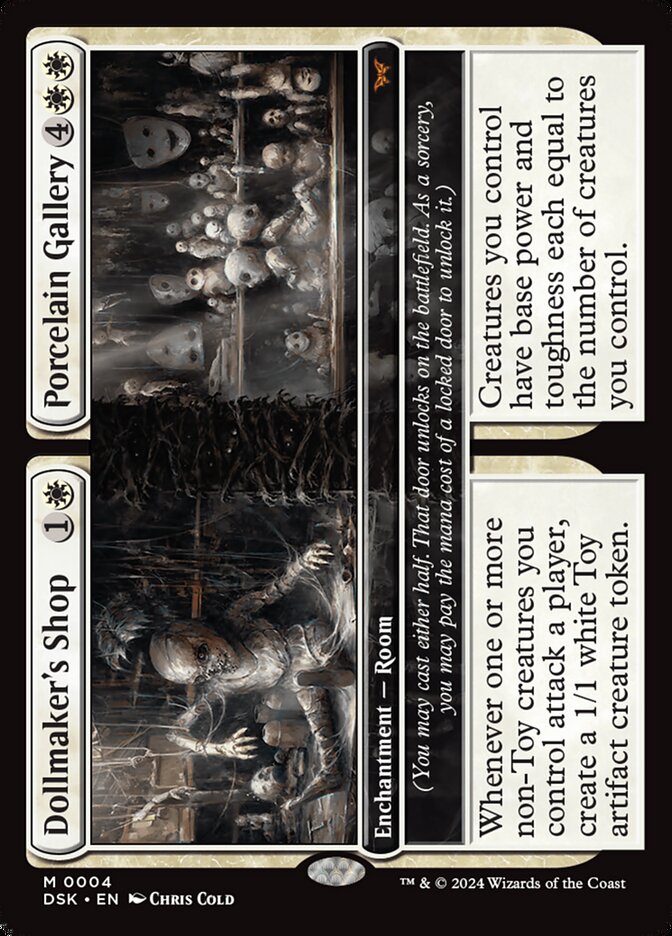 Dollmaker's Shop // Porcelain Gallery 4 (Duskmourn: House of Horror)  - Foil | Good Games Adelaide SA