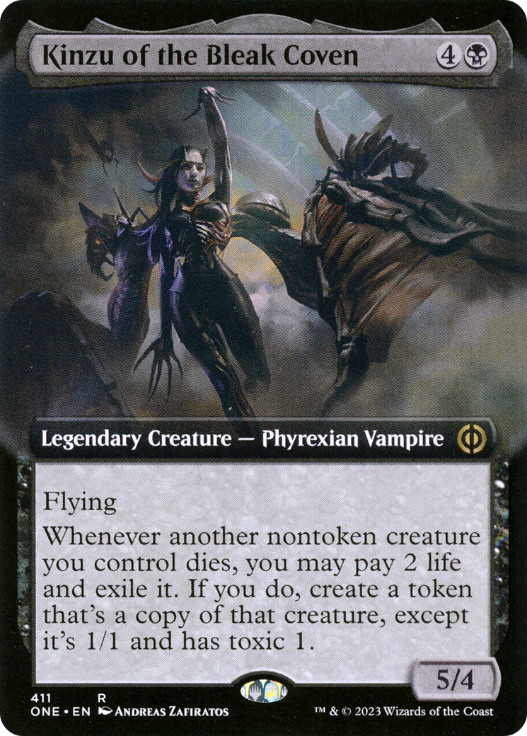 Kinzu of the Bleak Coven (Extended Art) [Phyrexia: All Will Be One] | Good Games Adelaide SA