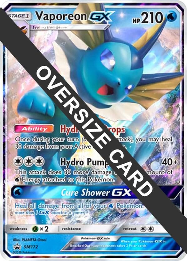 Vaporeon GX SM172 SM172 (Jumbo Cards)  - Holofoil | Good Games Adelaide SA