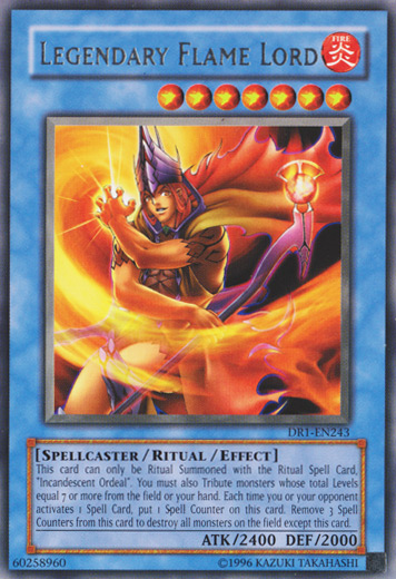 Legendary Flame Lord [DR1-EN243] Rare | Good Games Adelaide SA