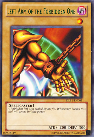 Left Arm of the Forbidden One (Green) [DL11-EN005] Rare | Good Games Adelaide SA