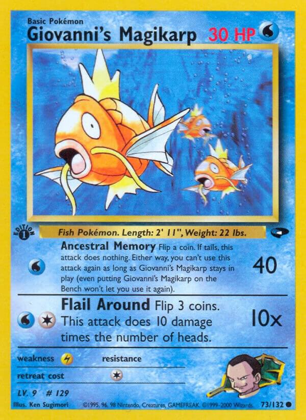 Giovannis Magikarp 073/132 (Gym Challenge)  - Unlimited | Good Games Adelaide SA
