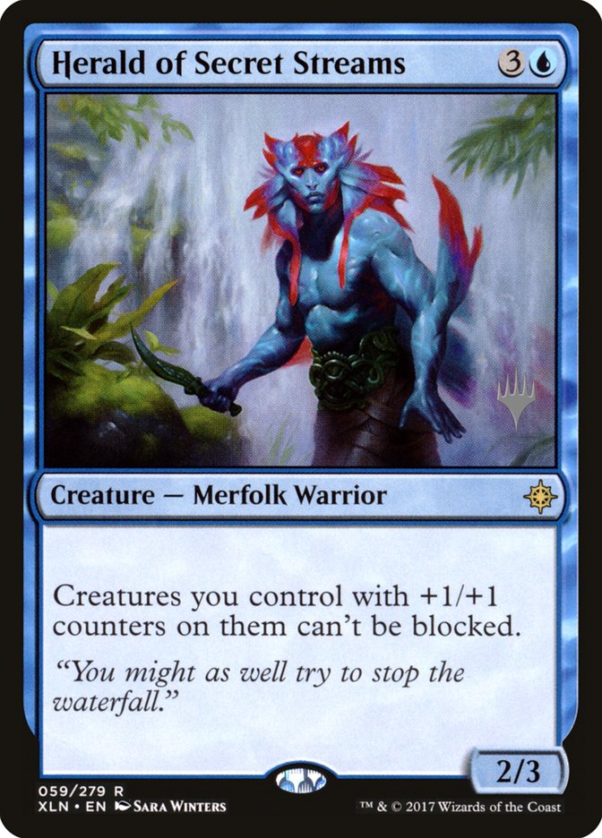 Herald of Secret Streams [Ixalan Promos] | Good Games Adelaide SA