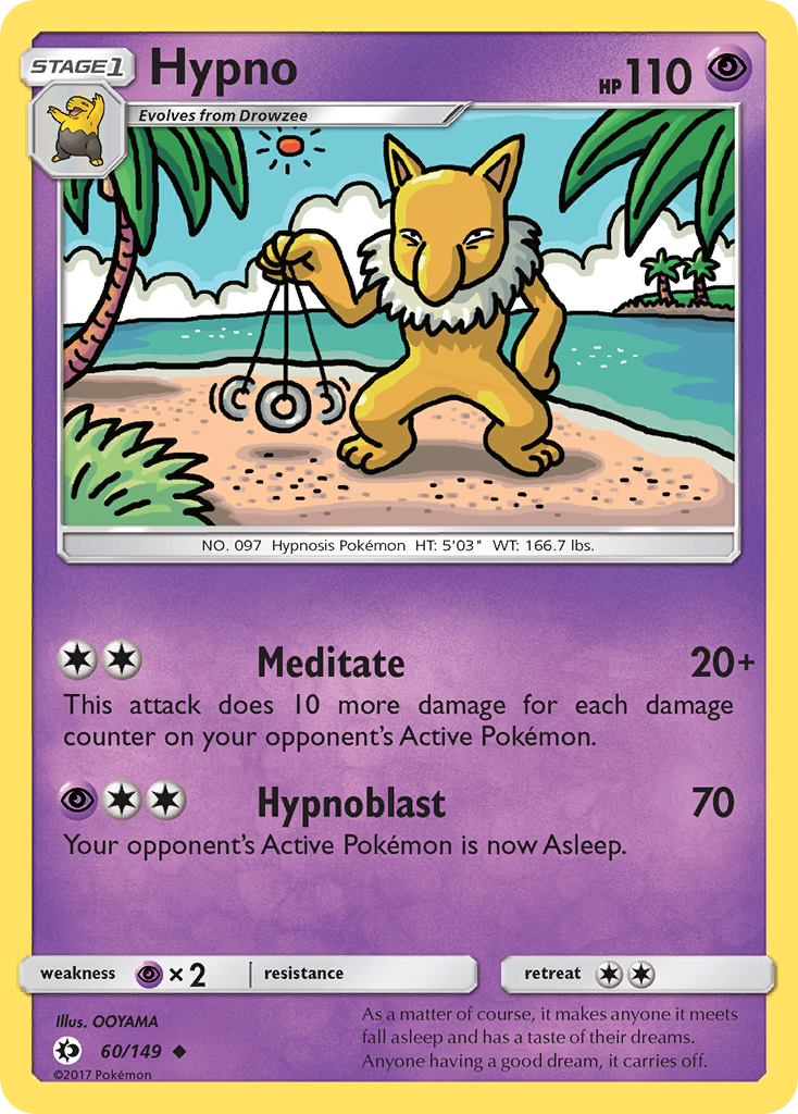 Hypno (60/149) [Sun & Moon: Base Set] | Good Games Adelaide SA