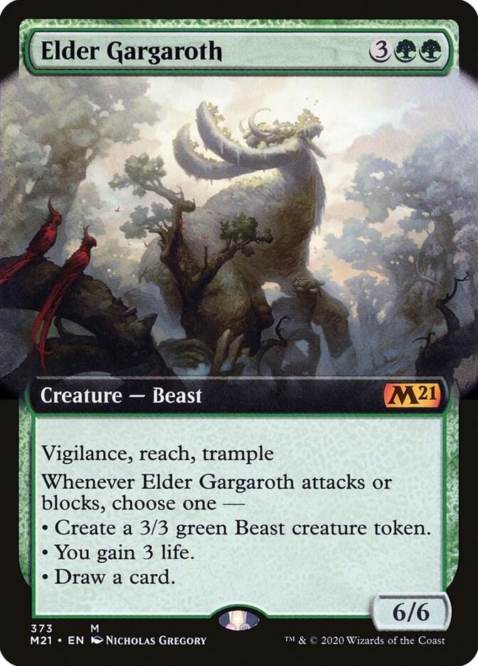 Elder Gargaroth 373 (Core Set 2021)  - Foil | Good Games Adelaide SA