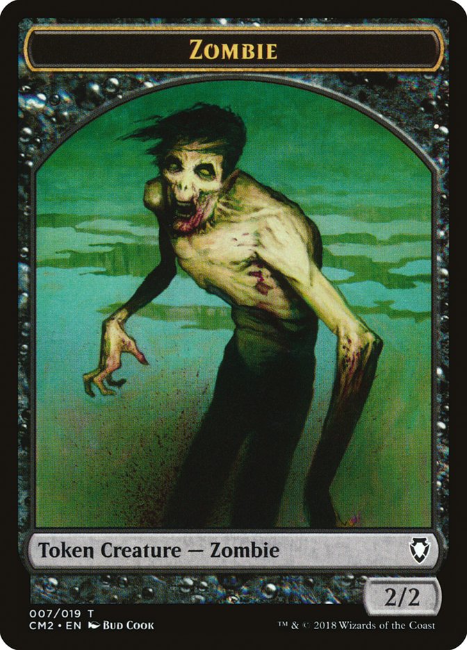 Zombie Token [Commander Anthology Volume II Tokens] | Good Games Adelaide SA