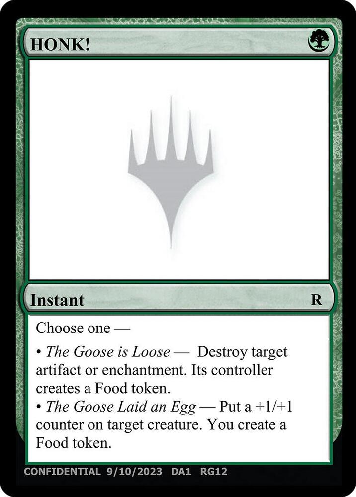 HONK  (Un-Known Event Playtest Cards)  | Good Games Adelaide SA