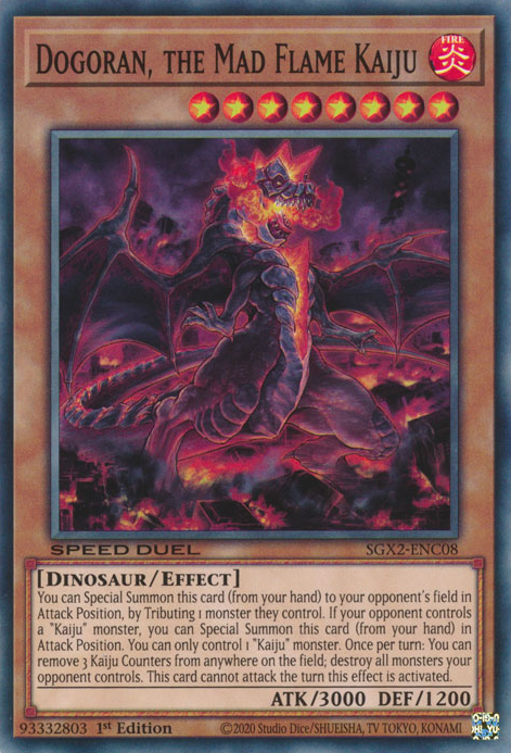 Dogoran, the Mad Flame Kaiju [SGX2-ENC08] Common | Good Games Adelaide SA
