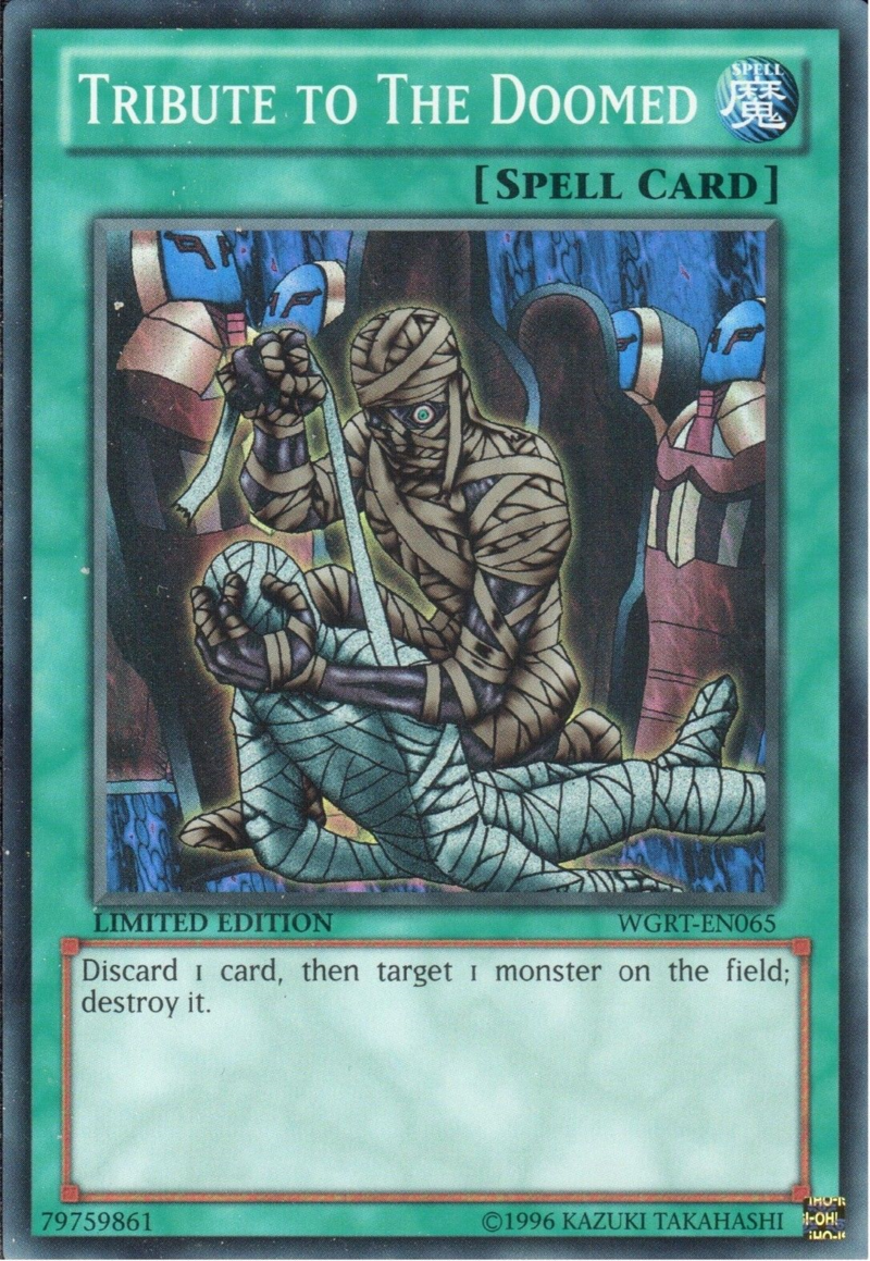 Tribute to The Doomed [WGRT-EN065] Super Rare | Good Games Adelaide SA