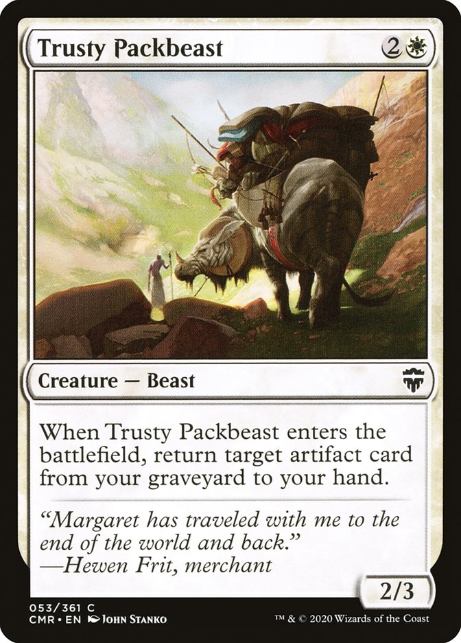 Trusty Packbeast 53 (Commander Legends)  - Foil | Good Games Adelaide SA