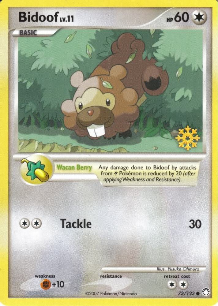 Bidoof 73 123 073/123 (Countdown Calendar Promos)  | Good Games Adelaide SA
