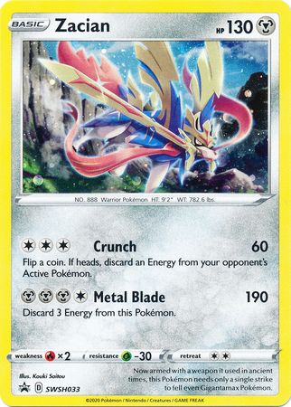 Zacian (SWSH033) [Sword & Shield: Black Star Promos] | Good Games Adelaide SA