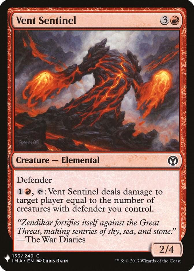 Vent Sentinel 153 (The List Reprints)  | Good Games Adelaide SA