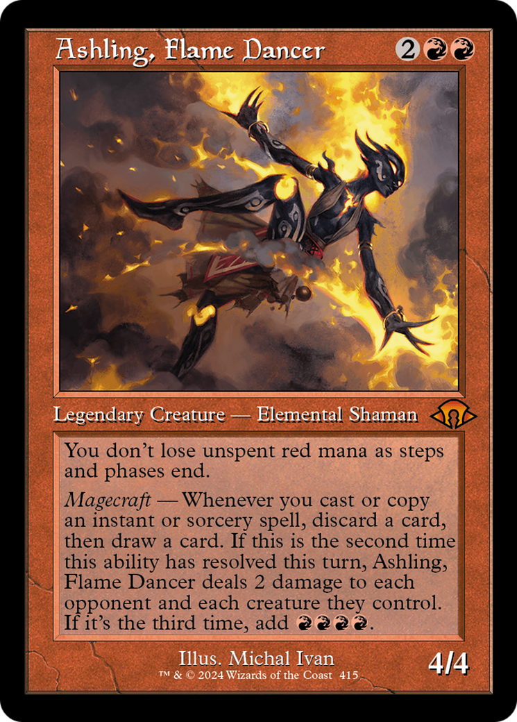 Ashling, Flame Dancer (Retro) [Modern Horizons 3] | Good Games Adelaide SA