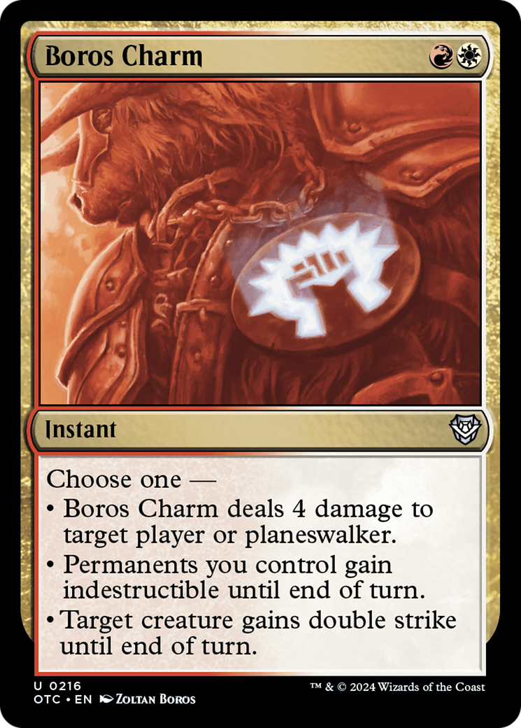 Boros Charm [Outlaws of Thunder Junction Commander] | Good Games Adelaide SA