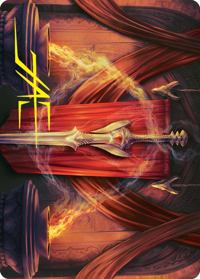 Ramosian Greatsword Art Card (Gold-Stamped Signature) [March of the Machine Art Series] | Good Games Adelaide SA