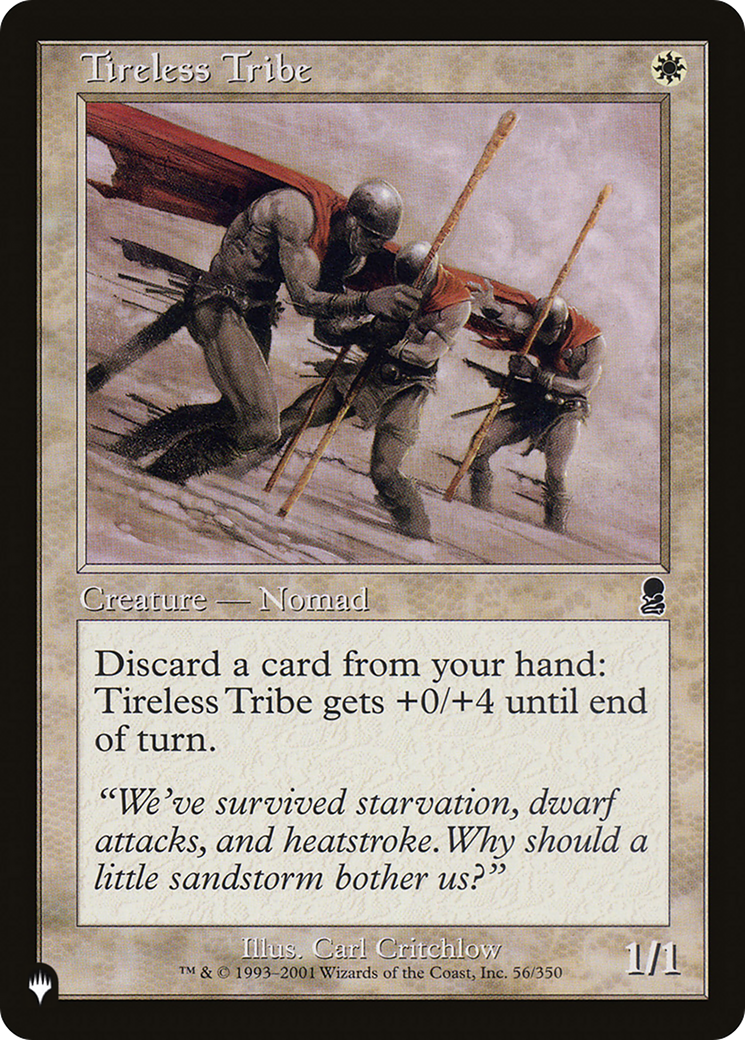 Tireless Tribe [The List Reprints] | Good Games Adelaide SA
