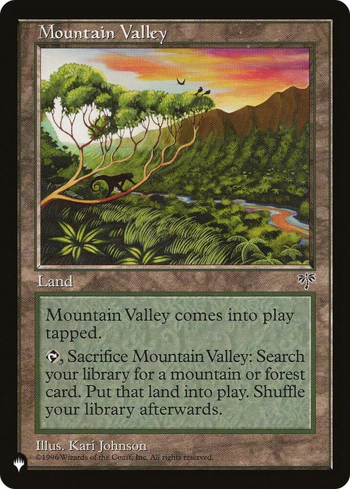 Mountain Valley  (The List Reprints)  | Good Games Adelaide SA