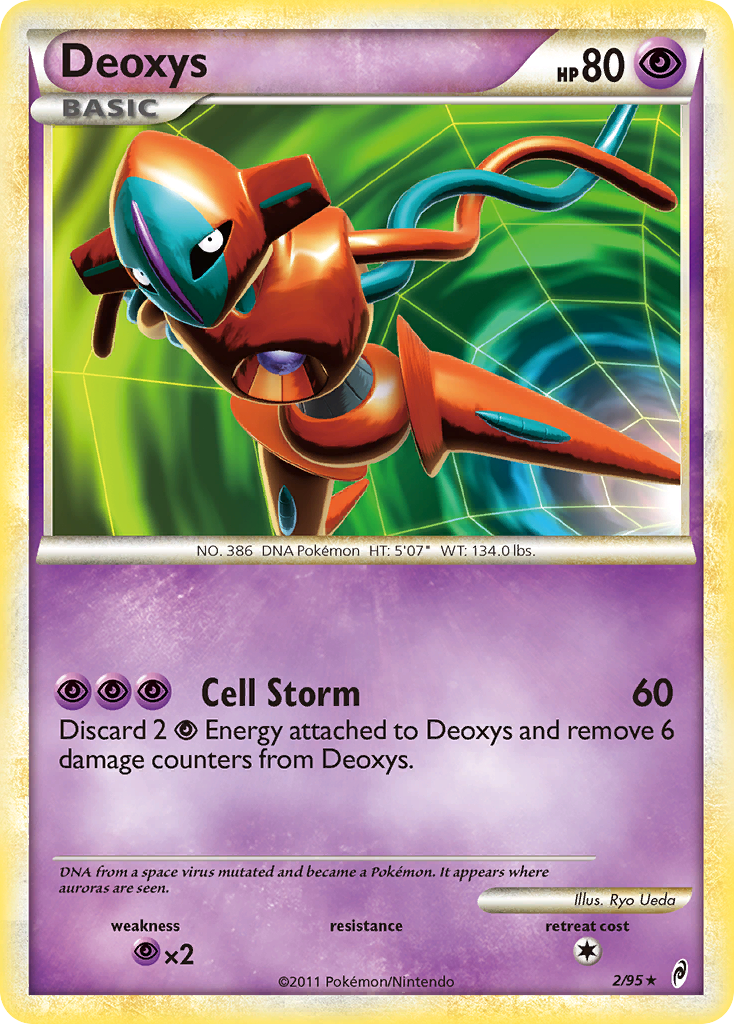 Deoxys (2/95) [HeartGold & SoulSilver: Call of Legends] | Good Games Adelaide SA