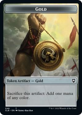 Gold Dragon Double Sided Token 48 // 33 (Commander Legends: Battle for Baldur's Gate)  | Good Games Adelaide SA