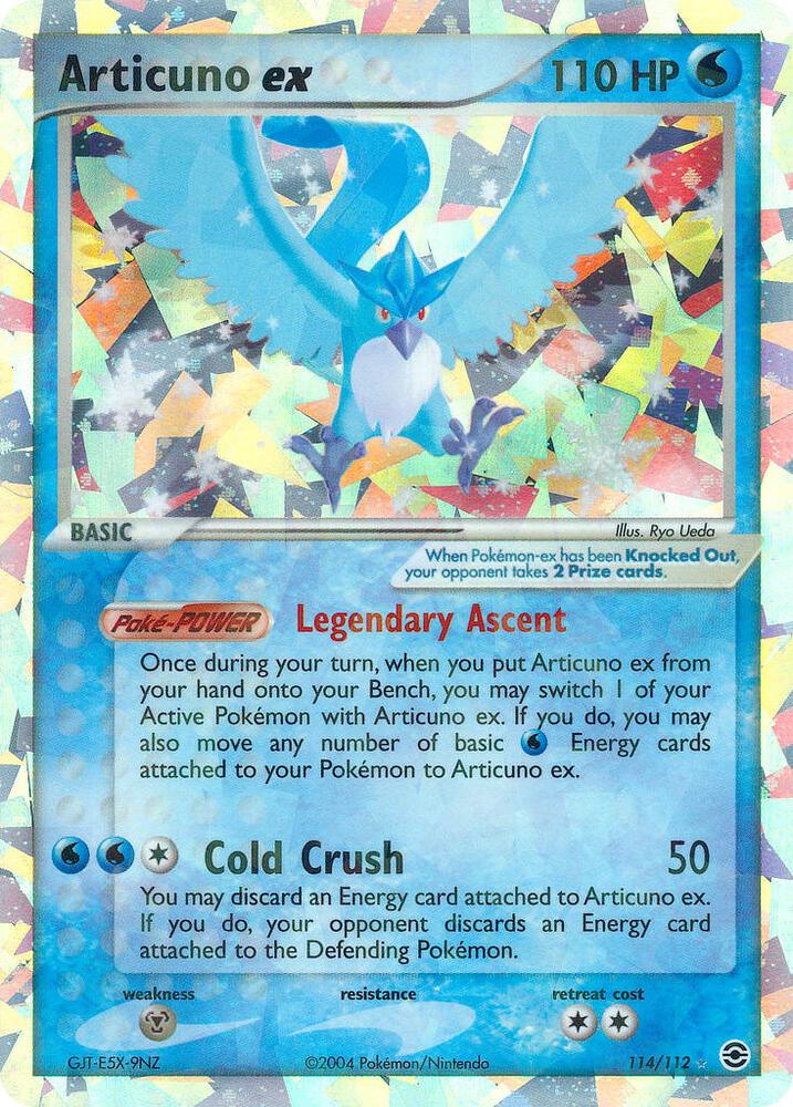 Articuno ex 114/112 (FireRed & LeafGreen)  - Holofoil | Good Games Adelaide SA