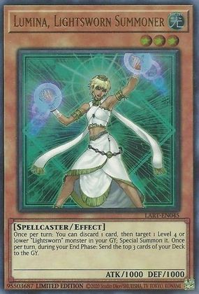 Lumina, Lightsworn Summoner [LART-EN045] Ultra Rare | Good Games Adelaide SA