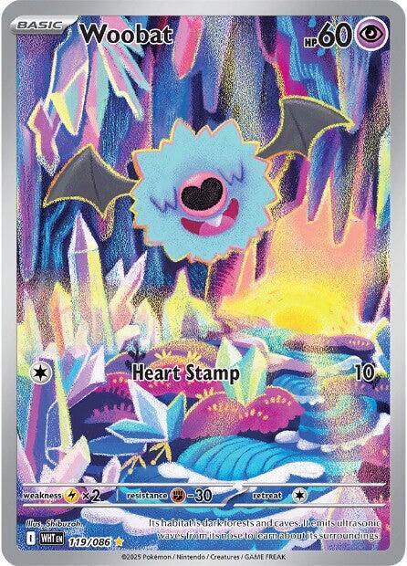 Woobat 119/086 119/086 (SV: White Flare)  - Holofoil | Good Games Adelaide SA