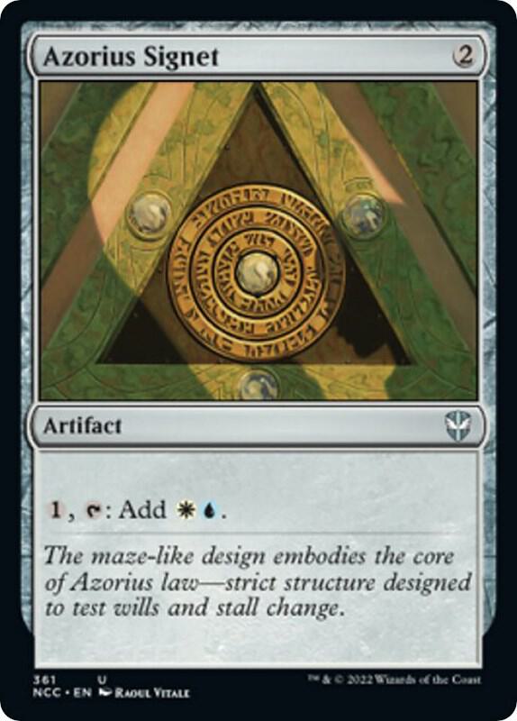 Azorius Signet 361 (Commander: Streets of New Capenna)  | Good Games Adelaide SA