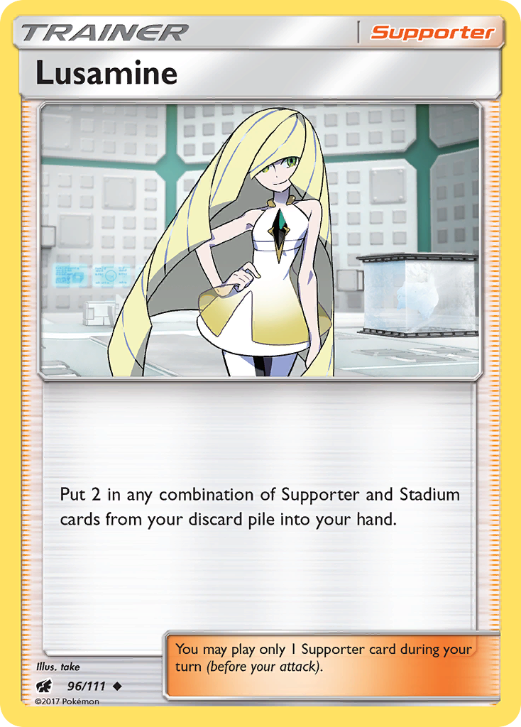 Lusamine (96/111) [Sun & Moon: Crimson Invasion] | Good Games Adelaide SA