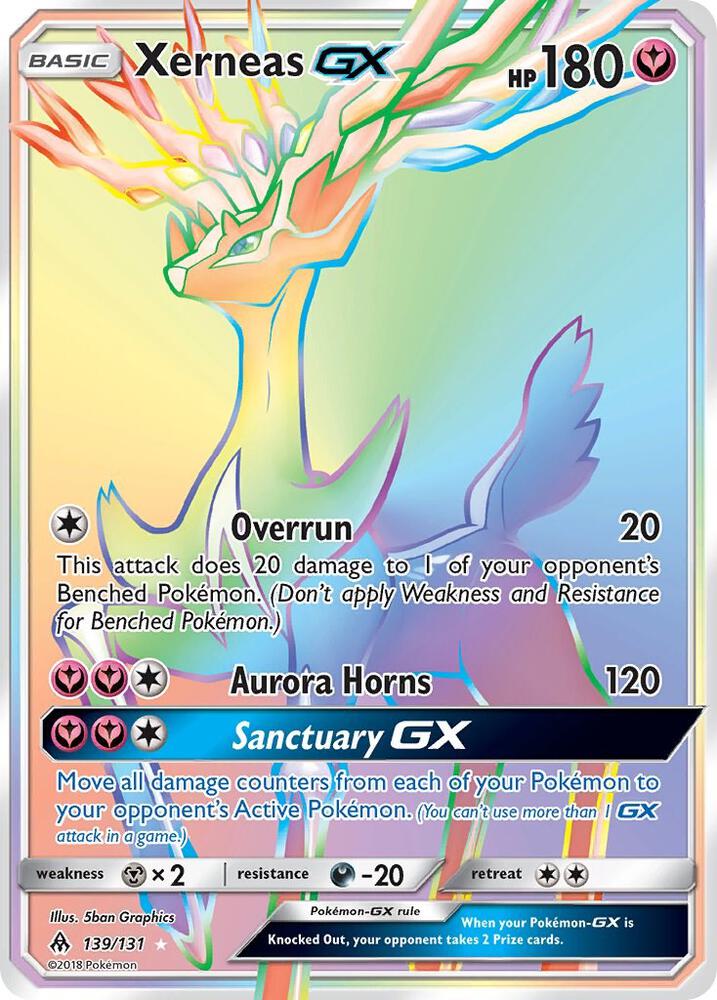 Xerneas GX Secret 139/131 (SM - Forbidden Light)  - Holofoil | Good Games Adelaide SA